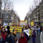 Manifestation contre le nuclaire  Paris le 17 janvier 2003 photo n48 
